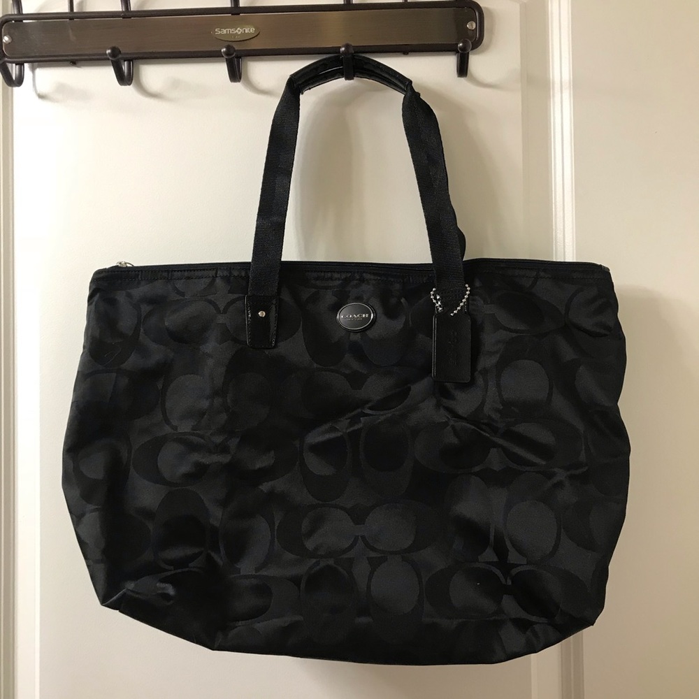 Large Black Coach Bag